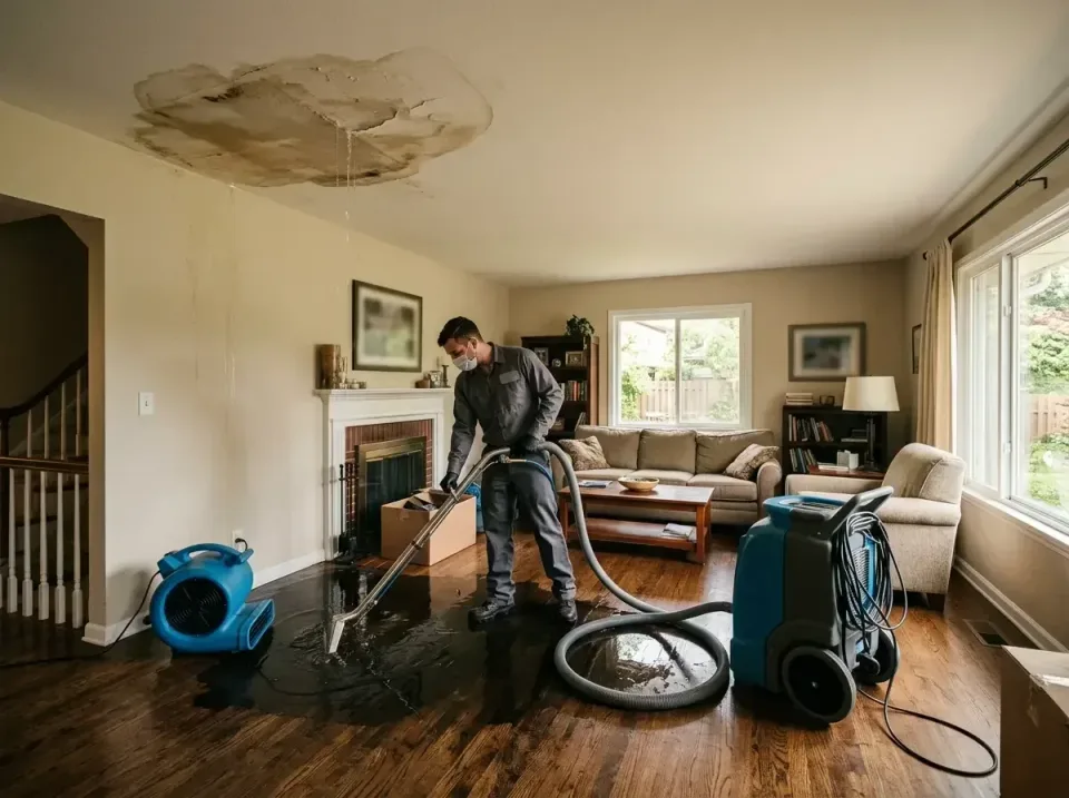 attic-pipe-burst-ceiling-drip-008 — frequently asked questions, Water Damage Restoration & Carpet Care in Jamestown, TN